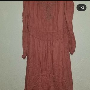 knee length/ off shoulder dress